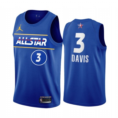 Herren NBA Los Angeles Lakers Trikot Anthony Davis 3 2021 All-Star Jordan Brand Blau Swingman